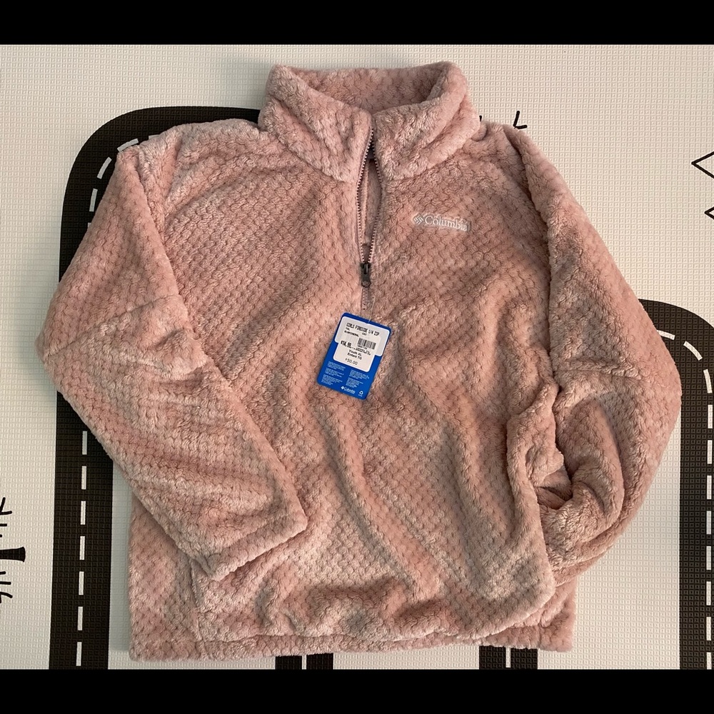 NWT - Girls Columbia Sherpa pullover size XL